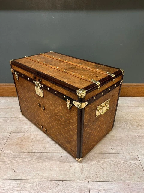 Leather Box Active Classic Handmade Louis Vuitton Trunk Antique Courier