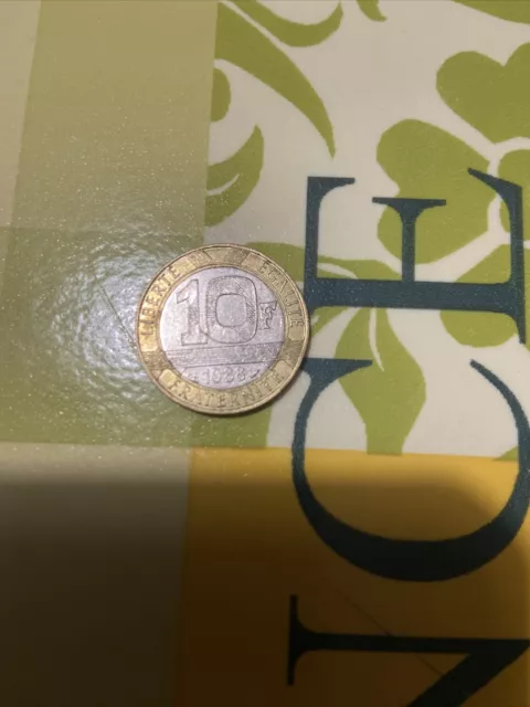 10 francs Génie de la bastille 1988 :  pièce de monnaie française