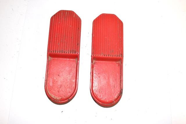 1965 Jacobsen Chief 800 Garden Tractor * PEDAL FOOT REST PAIR * Lawn Mower Part