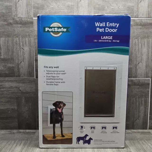 PetSafe PPA00-16944 Wall Entry Pet Door Size Large Weatherproof