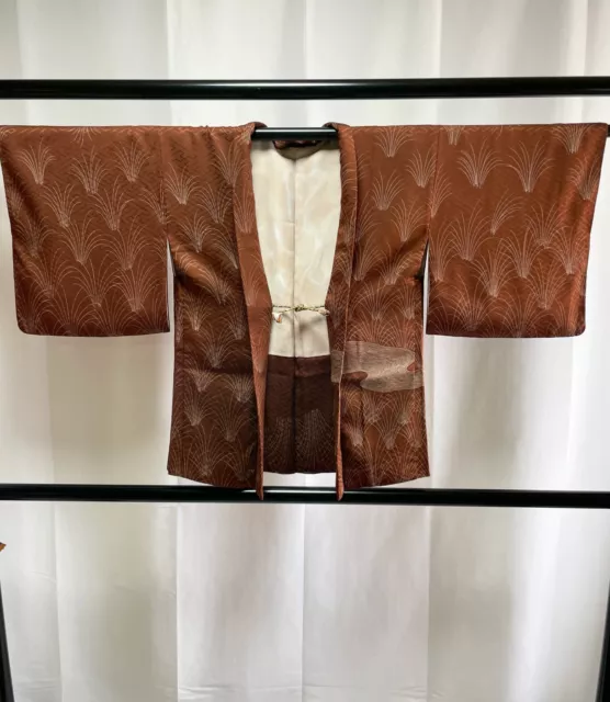 Vintage Japanese Silk Haori Jacket - Antique Haori Kimono Jacket
