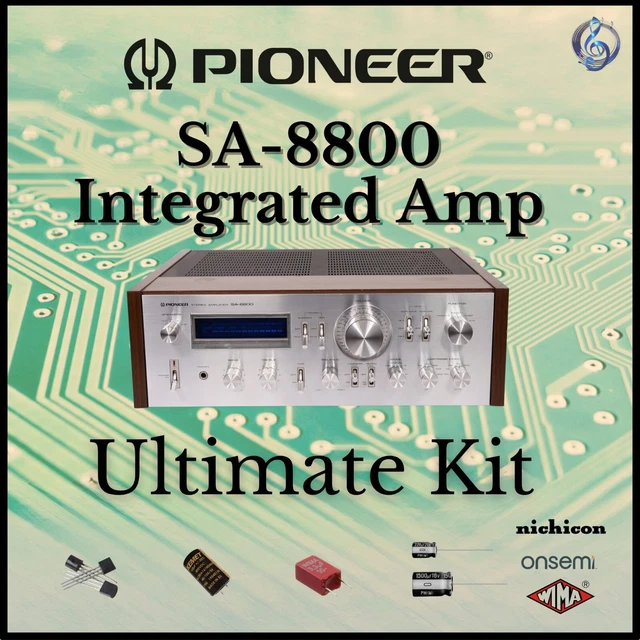 Pioneer SA-8800 Integrated Ultimate Upgrade Kit Genuine Parts Restoration