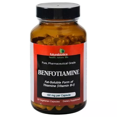 Benfotiamine Thiamine B1 120 Capuchons Par Futurebiotics