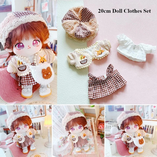 Dolls Mini Clothes Idol Doll Outfit Dresses 20cm Doll Clothes T-shirt Shorts