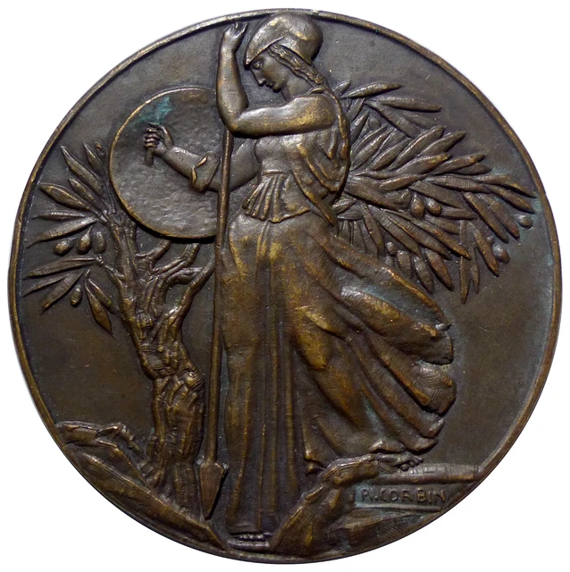 Médaille Française Éducation Nationale 1974 Corbin - Argent, Attribuée à S.Bourguet-Garaud, Poids 48.4 Gr, Diamètre 45 Mm