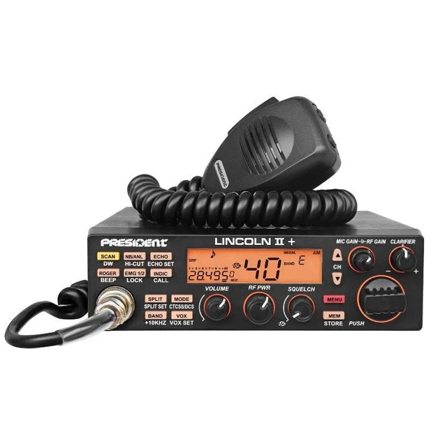 New President Lincoln 10 12 Meter Amateur Ham Transceiver Radio AM FM Roger Beep New President Lincoln 10 12 Meter Amateur Ham Transceiver Radio AM FM Roger Beep