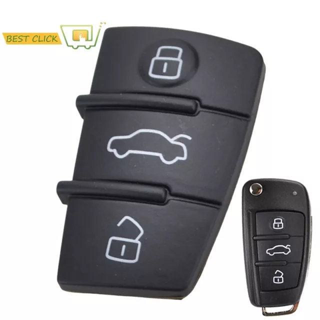 Ersetzen Sie Pad Rubber Remote Key Fob für Audi A1 S1 A3 A4 A5 A6 A8 Q3 Q5 TT RS