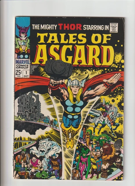 The Mighty Thor (Marvel) Starring in Tales of Asgard - #1 - 1968