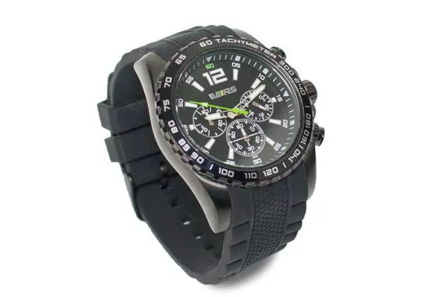 Original Skoda Hommes Chronographe Horloge Bracelet-Montre Bracelet En Noir