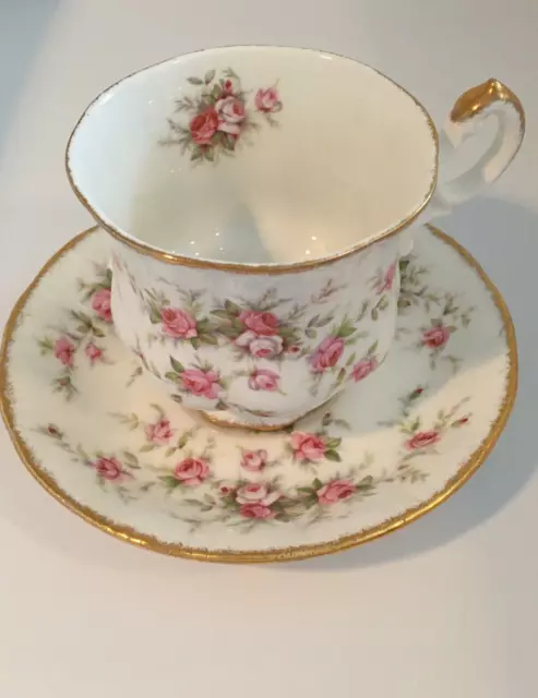 PARAGON Victoriana Rose Tea Cup And Saucer Set Bone China