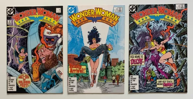 Wonder Woman #2, 3 & 4 (DC 1987) 3 x VF/NM condition Copper Age comics