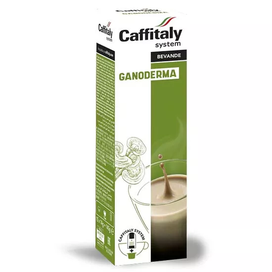 10 Capsules Caffitaly System Ecaffe' Café' Vert Et Ganoderma Break Shop