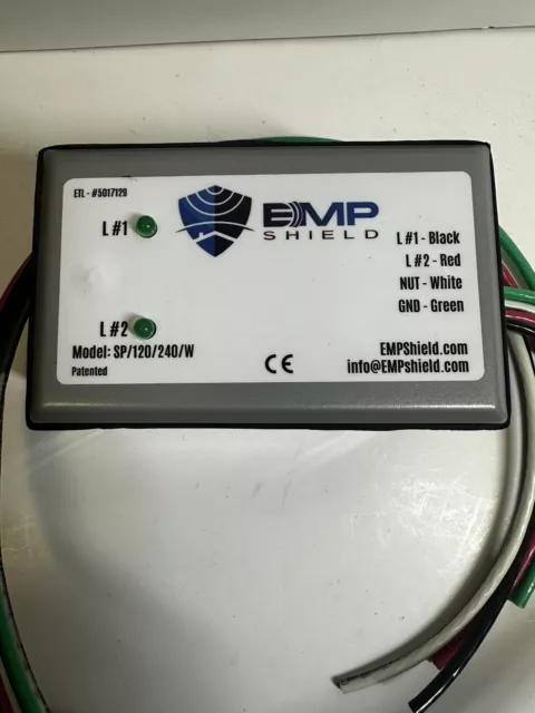 EMP Shield Home EMP & Lightning Protection + CME Defense Concealed SP-120-240-RL