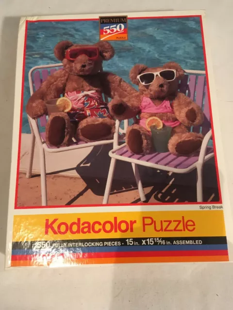 SPRING BREAK 550 piece puzzle KODACOLOR new FACTORY SEALED