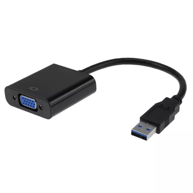 Adaptador USB a VGA 1080P convertidor de video multipantalla para Windows 7/8/8.1/10