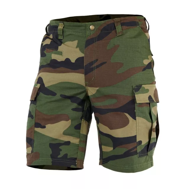 PENTAGON Pantaloncini Bermuda uomo militare Outdoor BDU 2.0 Shorts Woodland