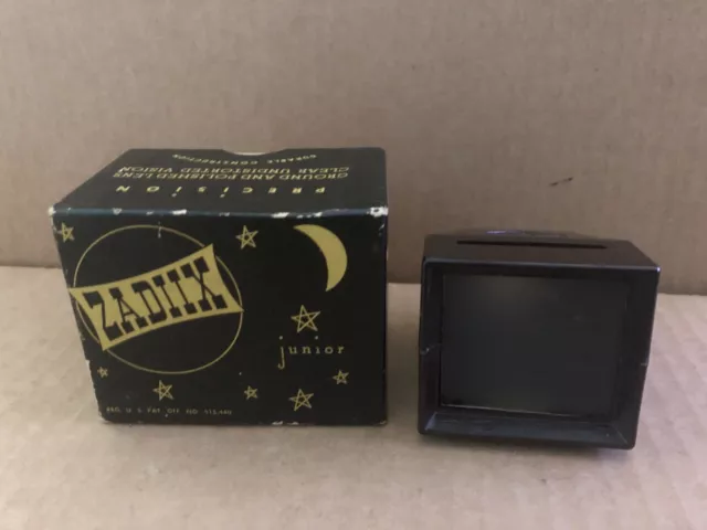 Visor de diapositivas vintage ZADIIX Junior Jr con caja tira deslizante de 35 mm