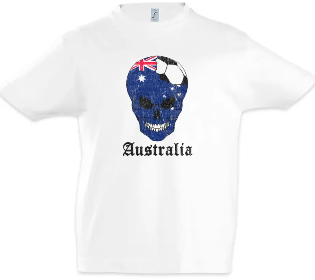 Australia Football Comet Kinder Jungen T-Shirt Flagge Fußball Australien Fahne