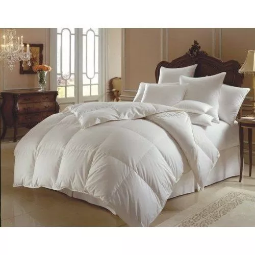 New All Season Double Size Mulberry Silk Filled Duvet With Egyptian Cotton Cover