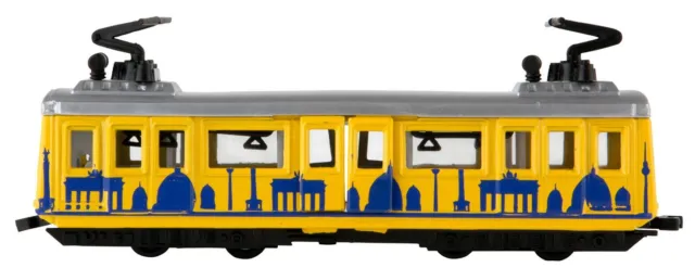 Berliner Straßenbahn / mit Rückzugmotor