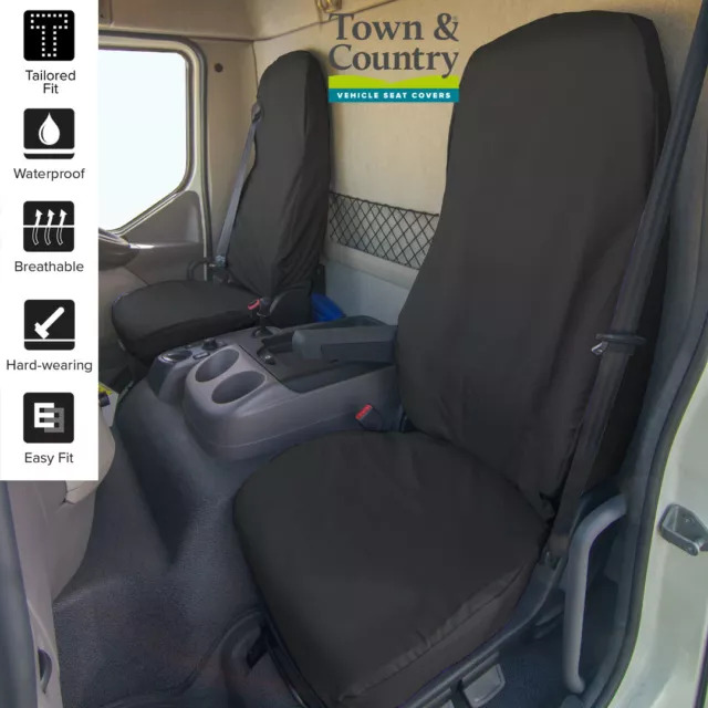 DAF LF Euro 6 WATERPROOF SEAT COVERS Town & Country HEAVY DUTY Single Passenger