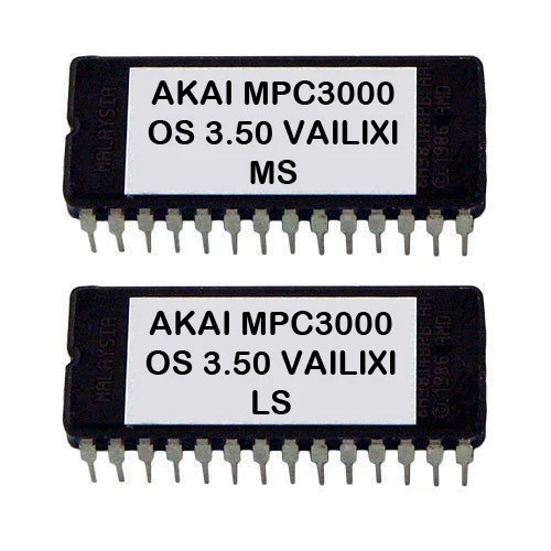 Akai Mpc 3000 OS 3.50 Vailixi Eproms MPC3000 Sampler Upgrade Firmware Eprom Rom