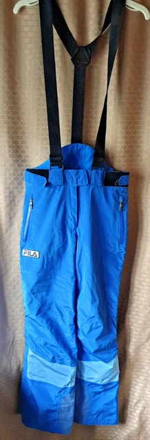 Fila Ski Snow Waterproof Trousers Pants Salopettes UK 12