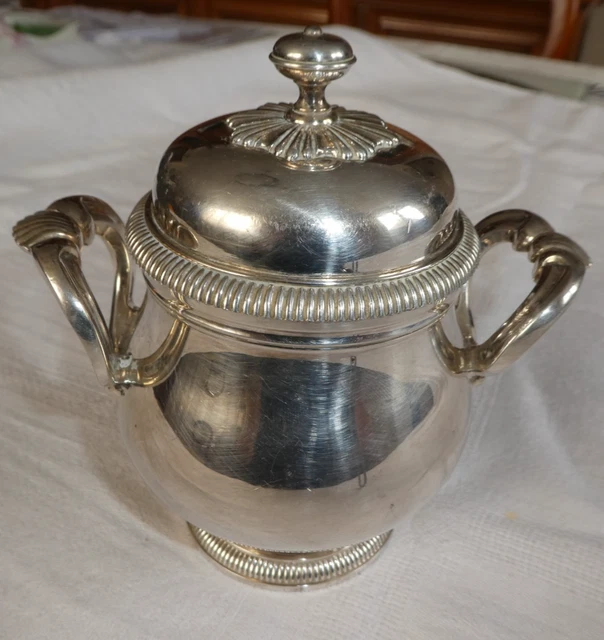 Rare Cloche En Métal Argenté Christofle Du Service Du Roi