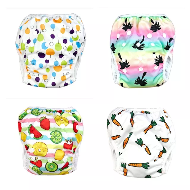 Unisex Reusable Swim Nappy Pant Diaper Newborn Toddler Swimwear Baby boy Girl AU 3