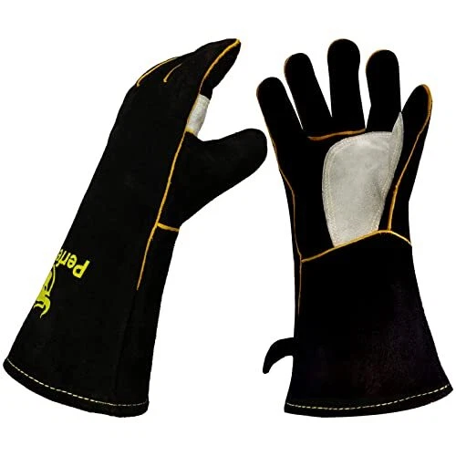 Welding Gloves Heat Fire Resistant Leather Golves for