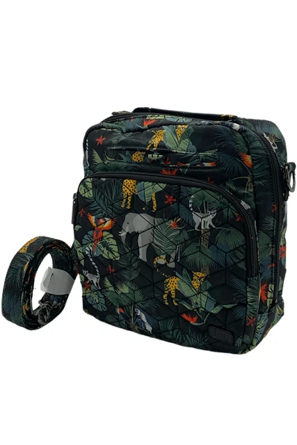 Lug RFID Medium Crossbody with Top Handle Ranger 2 Wildlife Black