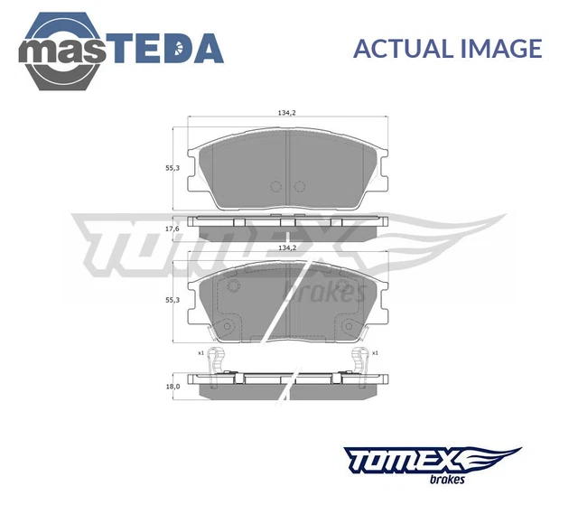 Tx 60-01 Brake Pads Set Braking Pad Front Tomex Brakes New Oe Replacement