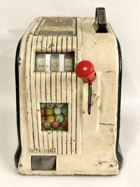 Rare 1940s American Eagle Trade Stimulator Penny 1 Cent Slot Machine 🎰 Read