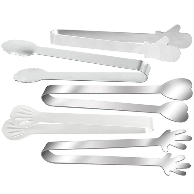 5pcs cuisine tong aliments servant la langue de cuisson anti-calcul Tong Tong