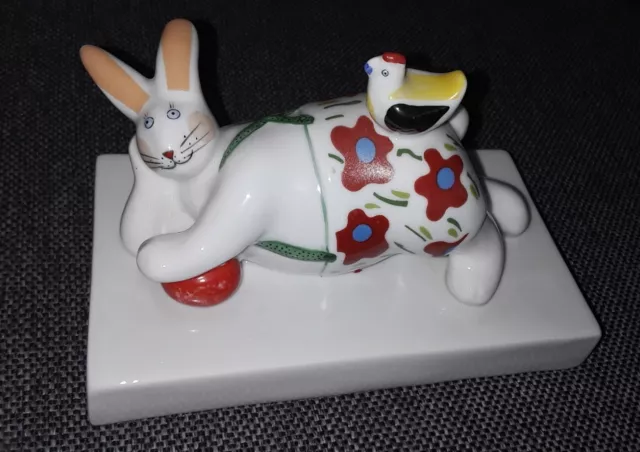 Villeroy & Boch Porzellanfigur Hase Rabbit Animal Park Rosemarie Benedikt V&B 👍