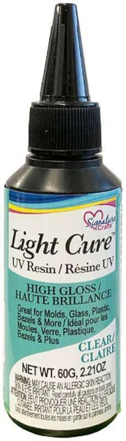 Resina transparente Light Cure resina UV 60g 701680102564