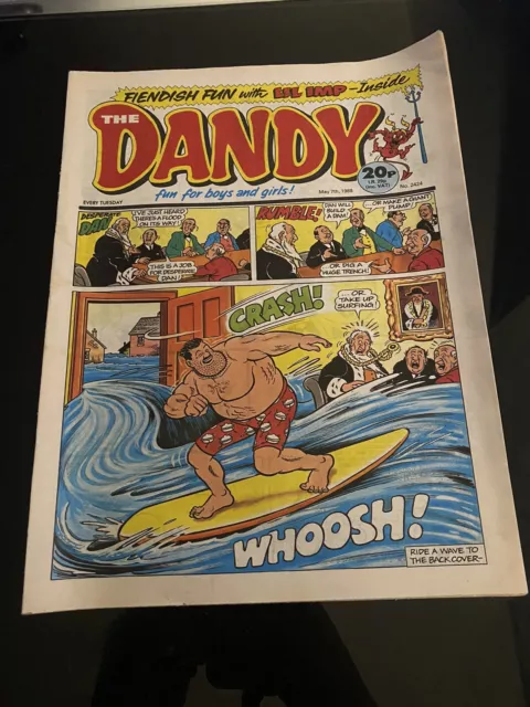 The DANDY Comic - No 2424- Date 7th May 1988 - UK Comic