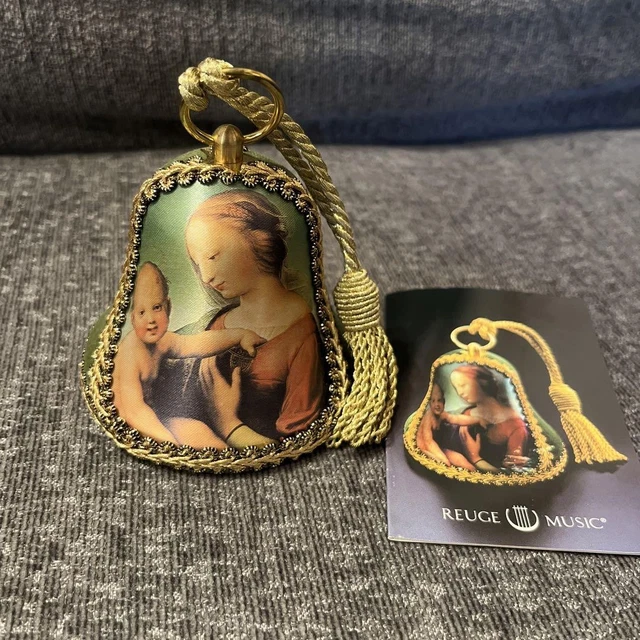 新品　REUGE COLLECTOR’S Bell MUSIC BELL Reuge Music Box Mothers Day Bell 1976 Wind Up Mechanism | El