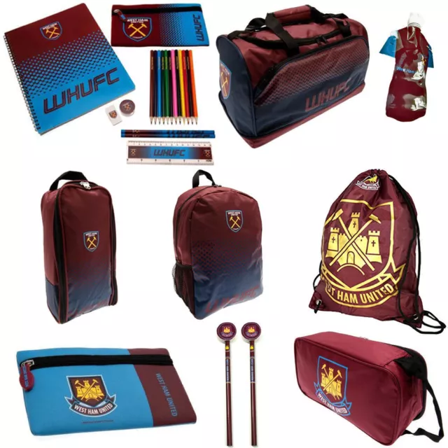 West Ham Back To School Gym Bag Backpack Boot Bottle for Everyone