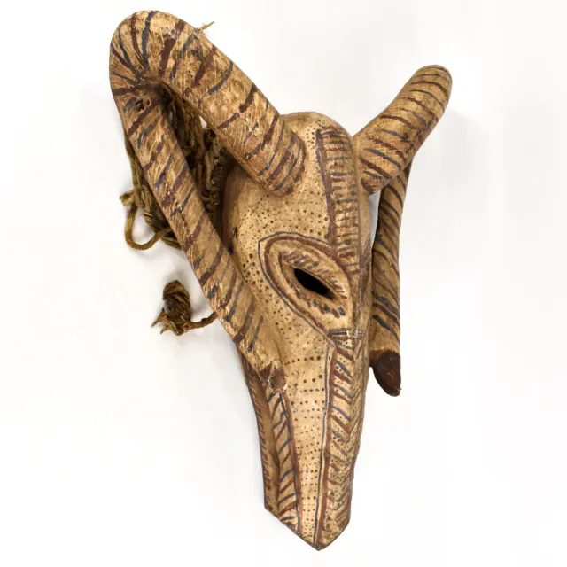 Bobo Figural Mask Ram With Horns Burkina Faso African Art