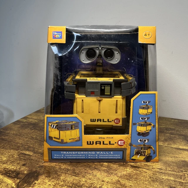 DISNEY PIXAR TRANSFORMING Wall-e Robot Thinkways Gioy Age 4+ WALL-E ...
