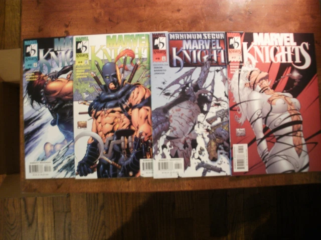 4 VF+/NM Comic: MARVEL KNIGHTS #3 4 6 7 (Vol 1) Punisher Cloak Dagger Daredevil