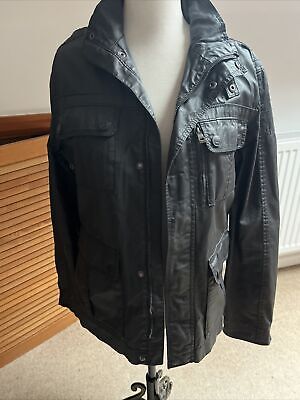 Men's Springfield Up Jacket in Black size Medium, BNWOT. pit to pit 20 (40) inch