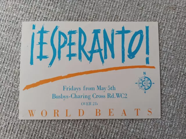 Acid House Rave Flyers 1989 Esperanto Flyer