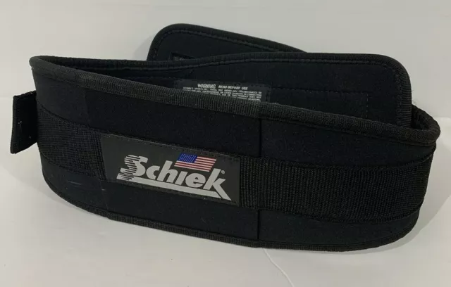 Schiek Sports Model 2006 Nylon Medium Weight Lifting Belt - Black SIZE Medium