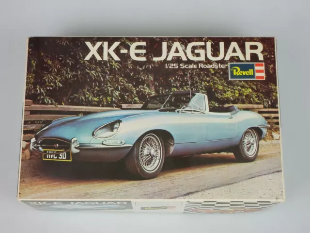 Revell 1/25 XK-E Jaguar Roadster Bausatz Kit H-1279 Box 126519