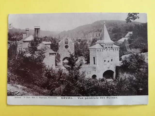 CPA BELGIQUE VILLERS devant ORVAL Florenville Vue Générale des RUINES Abbaye