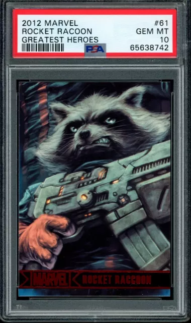 ROCKET RACCOON PSA 10 2012 Marvel Greatest Heroes #61