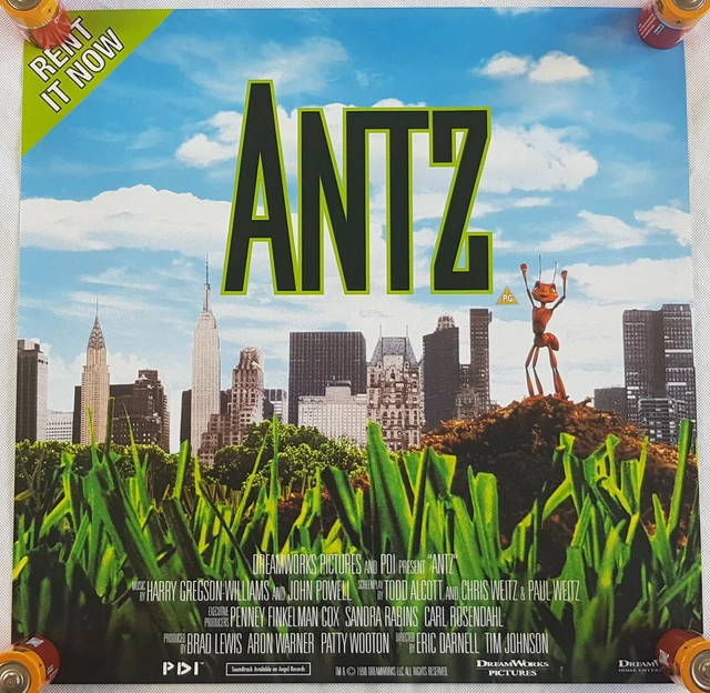 ORIGINAL ANTZ VIDEO Shop Film Poster, 17
