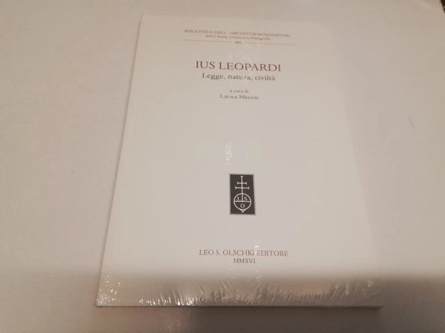 Ius Leopardi. Legge, natura, civiltà. Atti del seminario...15s24